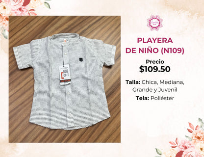 PLAYERAS DE NIÑO (N109)