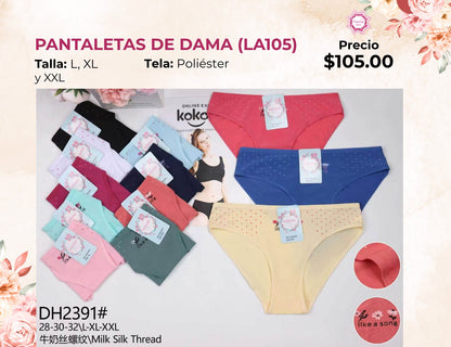 PANTALETA DE DAMA LISA (LA105)