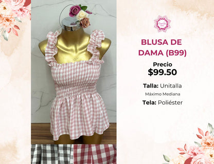BLUSA DE DAMA ESTAMPADA (B99)