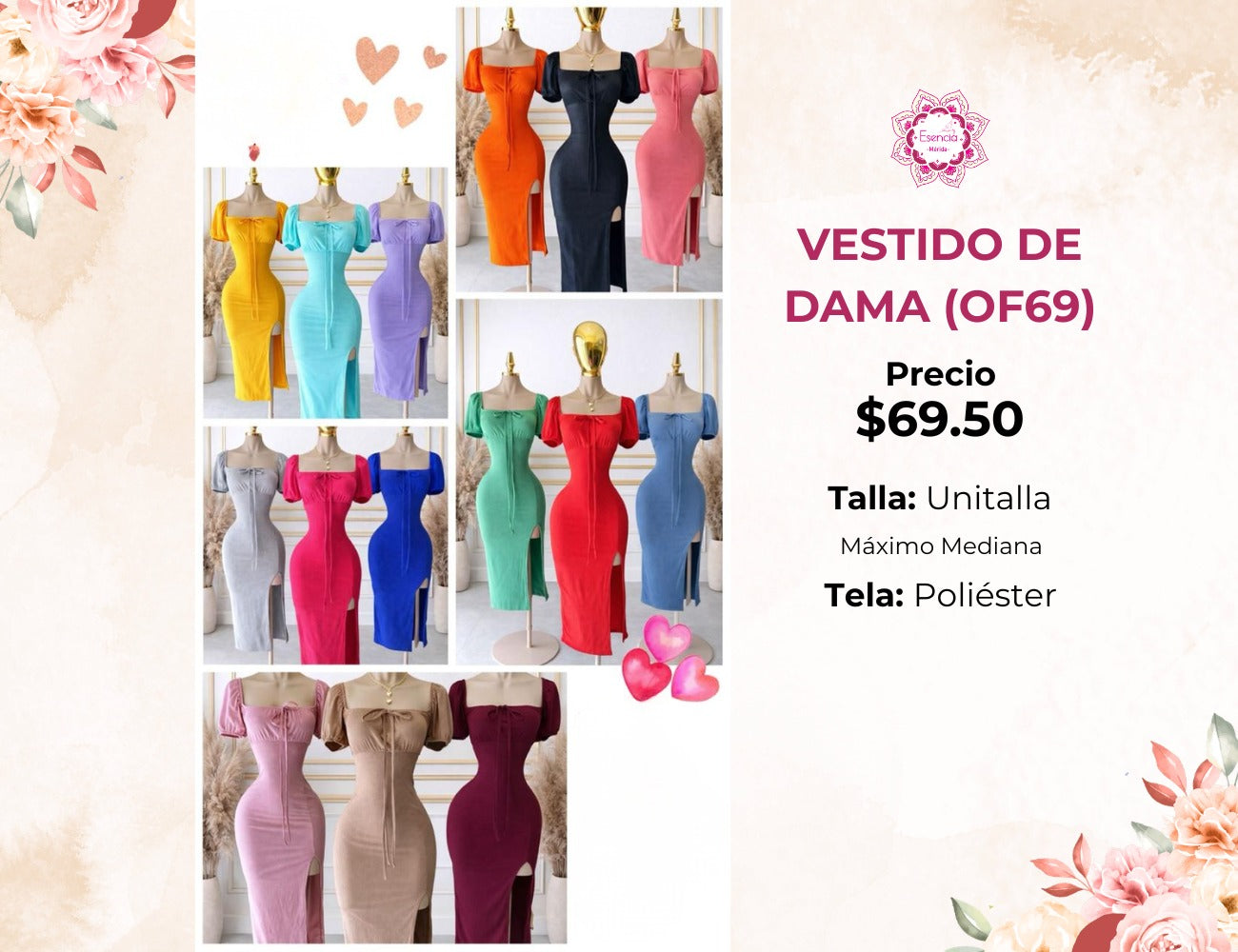 OFERTA VESTIDO DE DAMA (OF69)