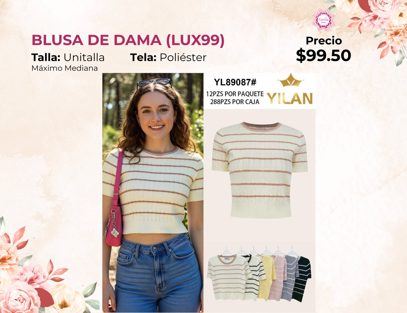 BLUSAS DE DAMA PREMIUM (LUX99)