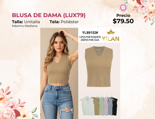 BLUSAS DE DAMA (LUX79)