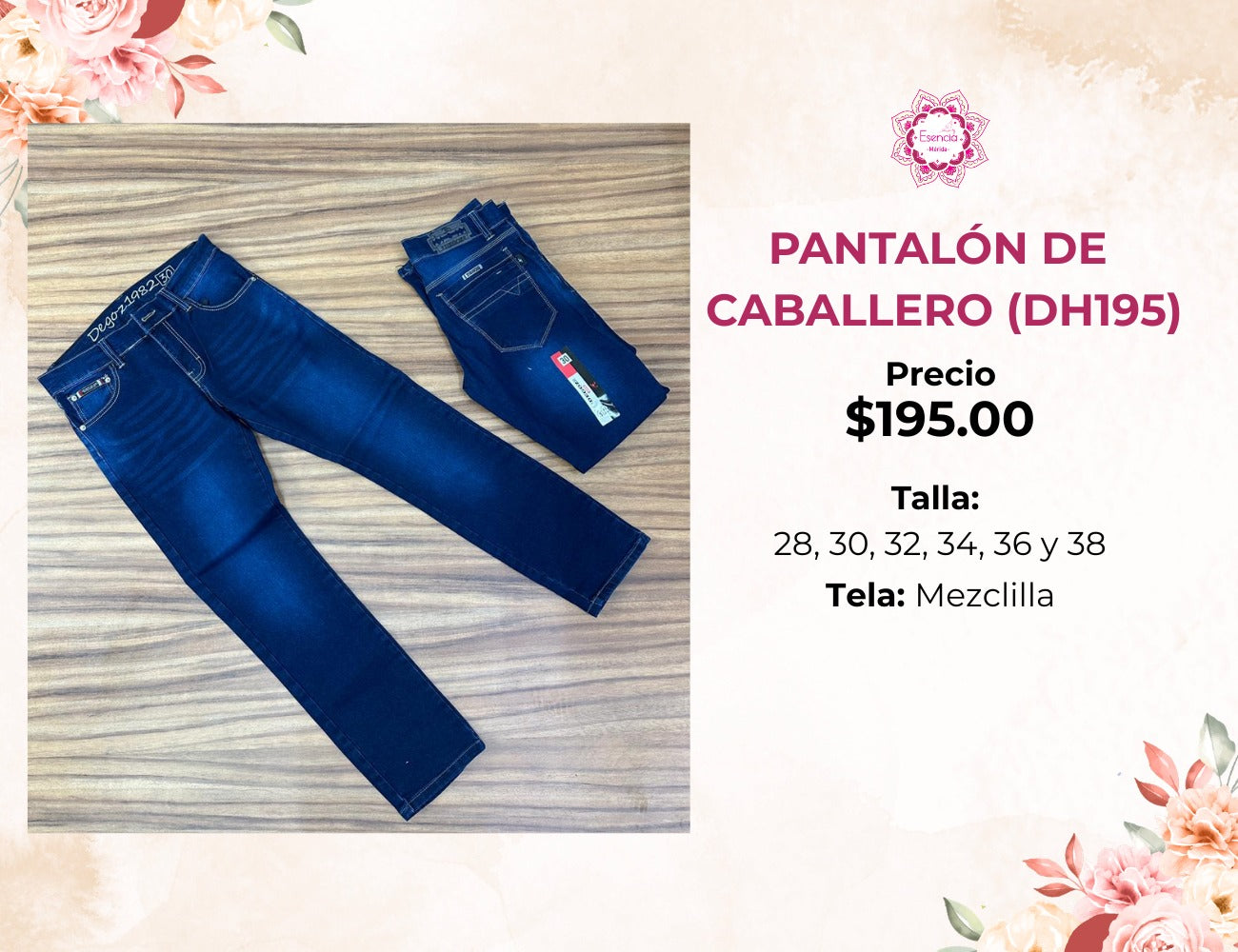 PANTALÓN DE CABALLERO (DH195)
