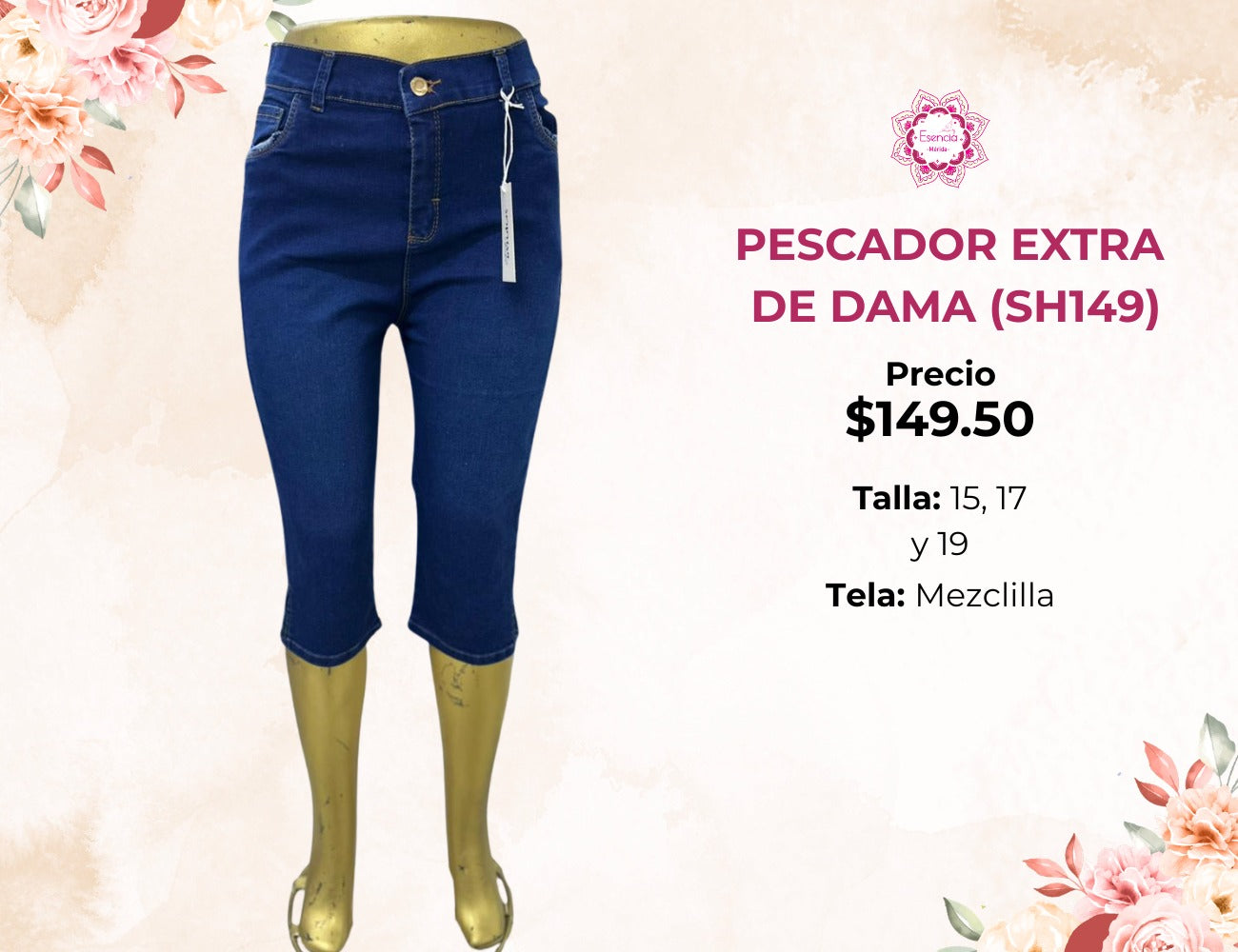 PESCADOR EXTRA PARA DAMA (SH149)