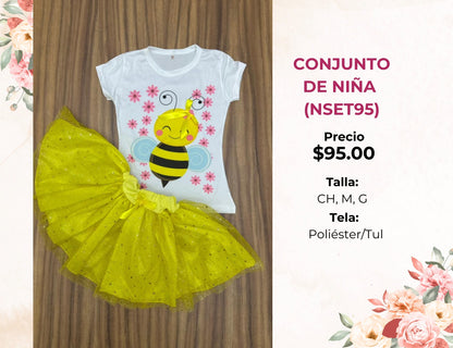 CONJUNTO DE NIÑA CON TUTÚ (NSET95)