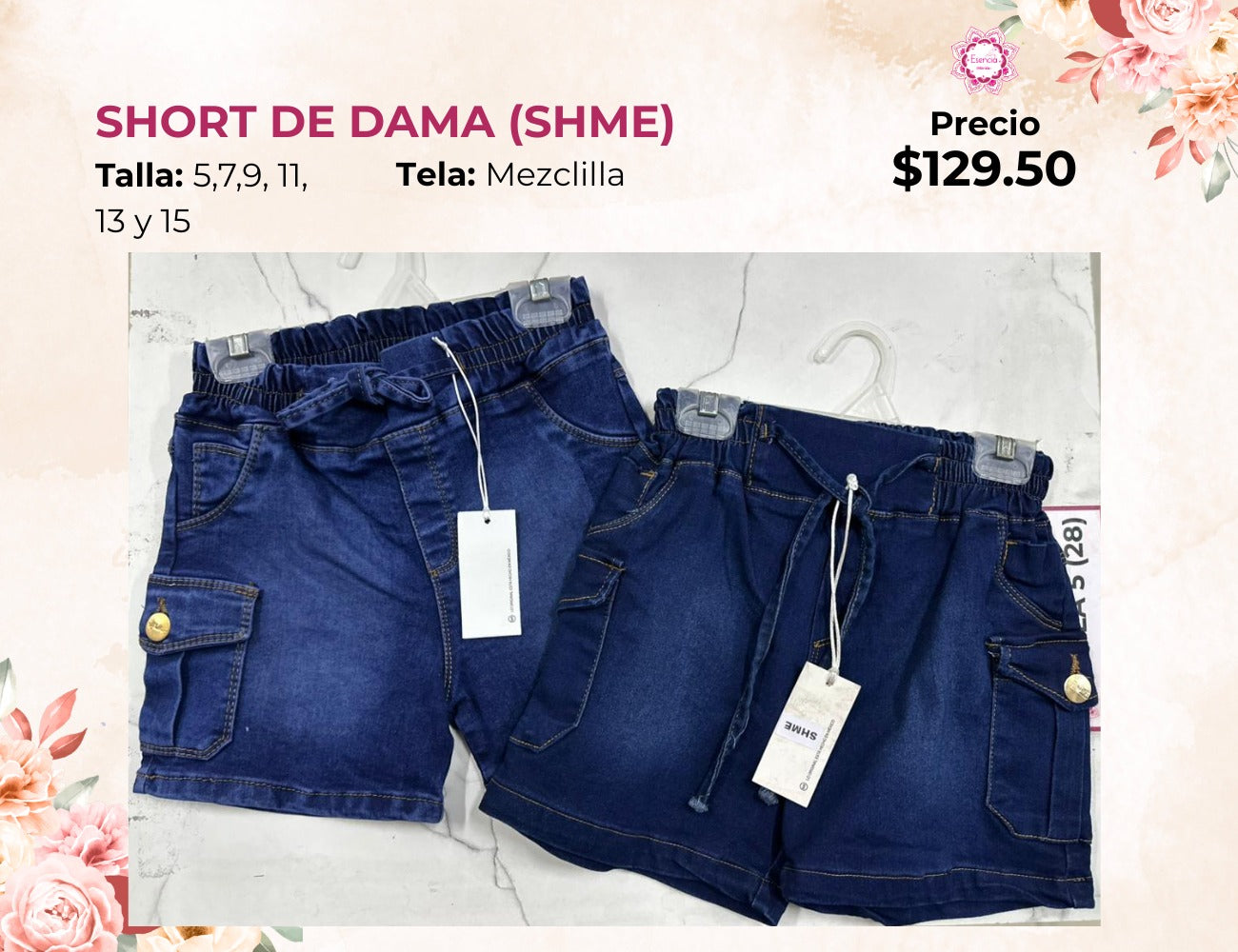 SHORT DE MEZCLILLA (SHME)