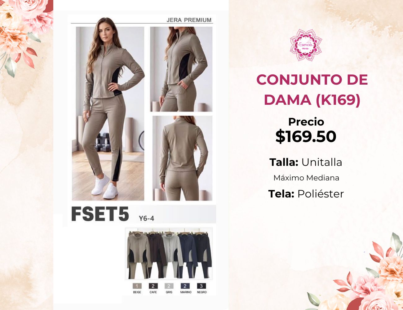 CONJUNTO DEPORTIVO DE DAMA (K169)