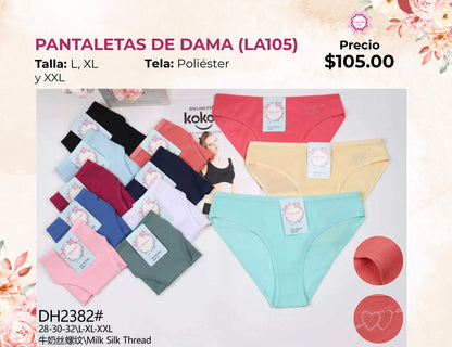 PANTALETA DE DAMA LISA (LA105)
