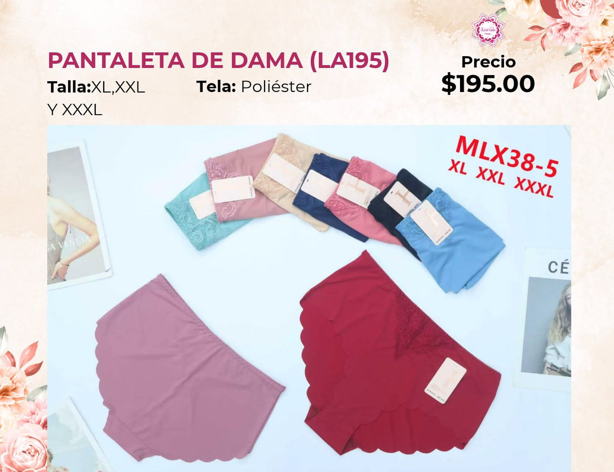 PANTALETAS DE DAMA (LA195)