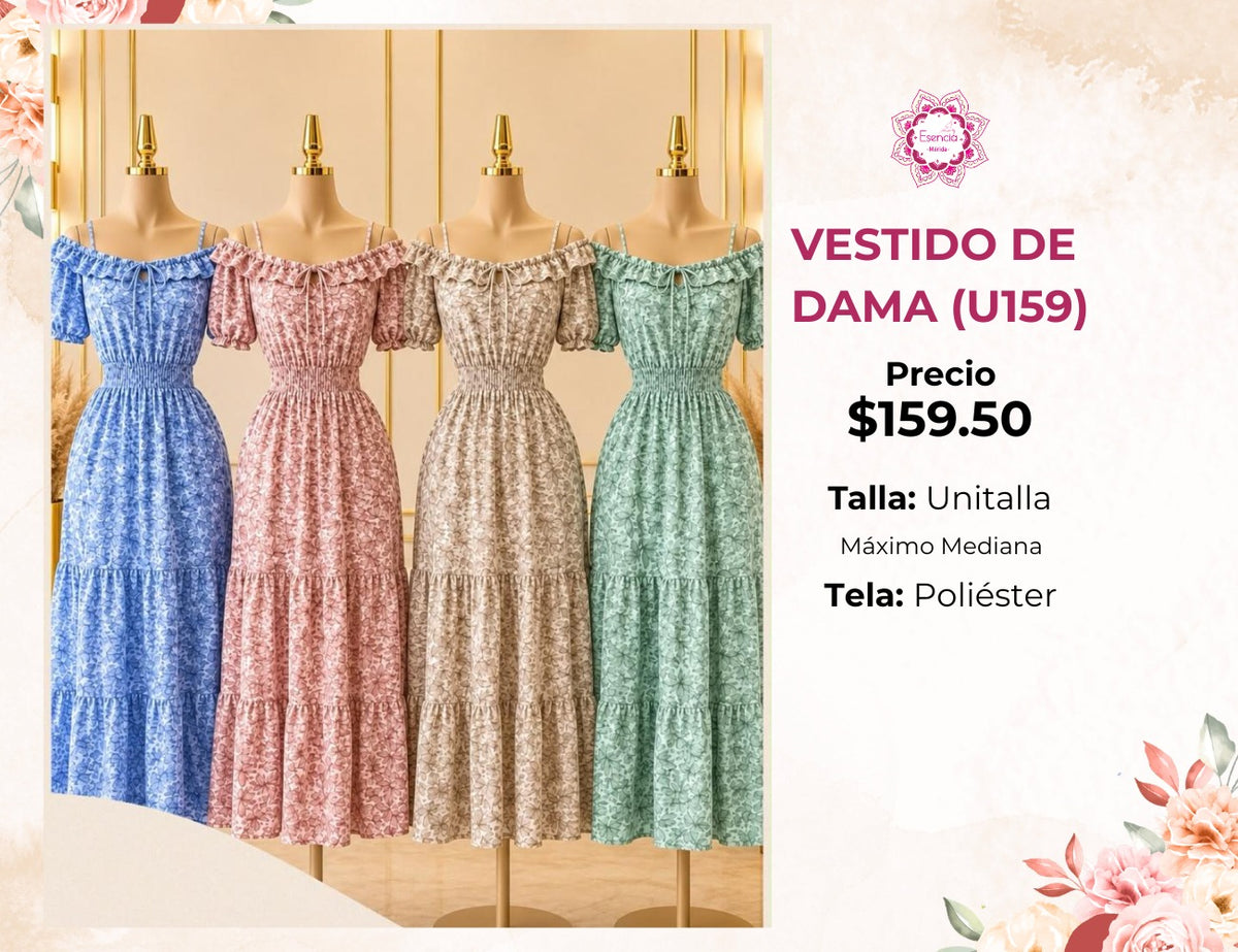 VESTIDOS PARA DAMA (U159)