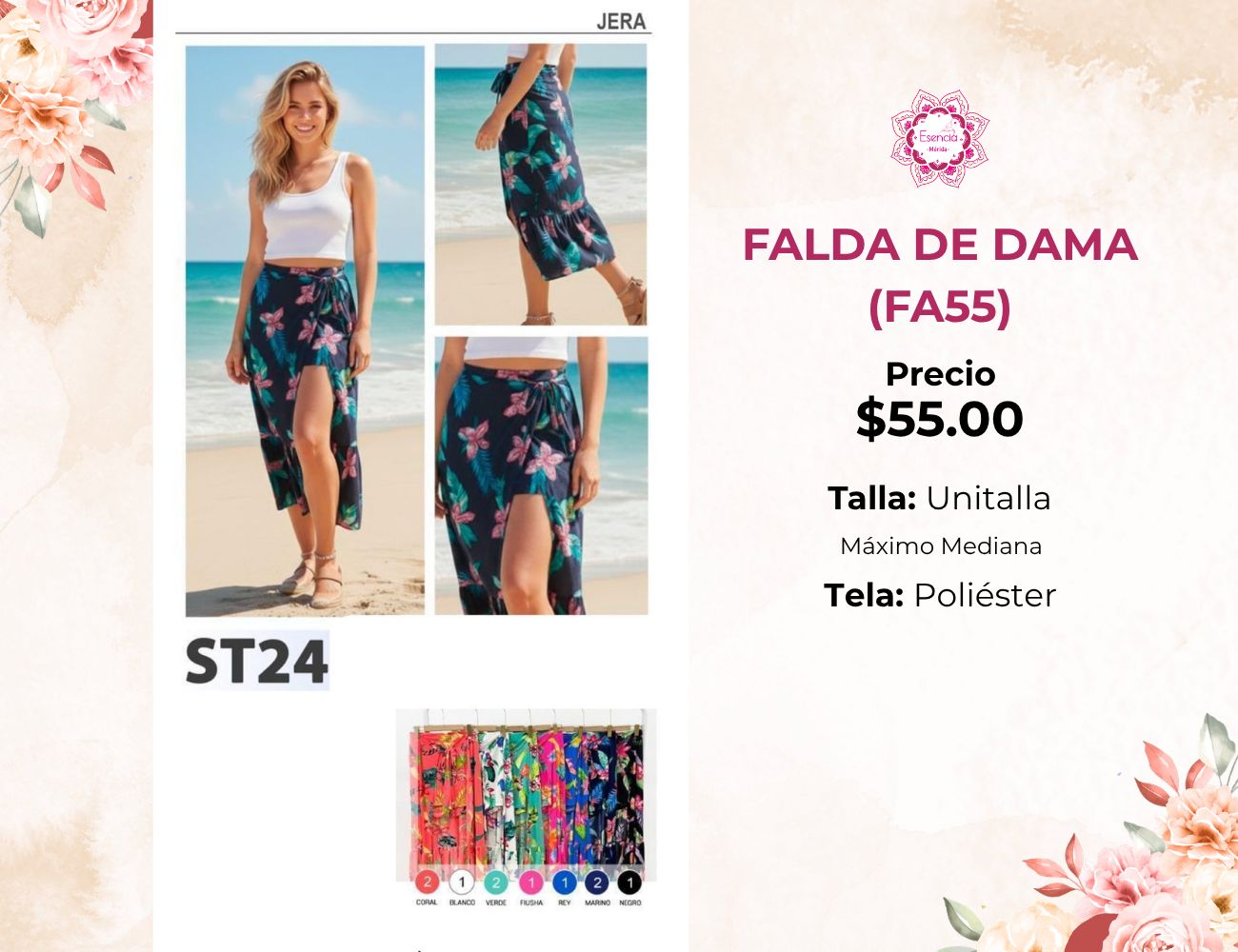 FALDA DE VESTIR PARA DAMA (FA55)