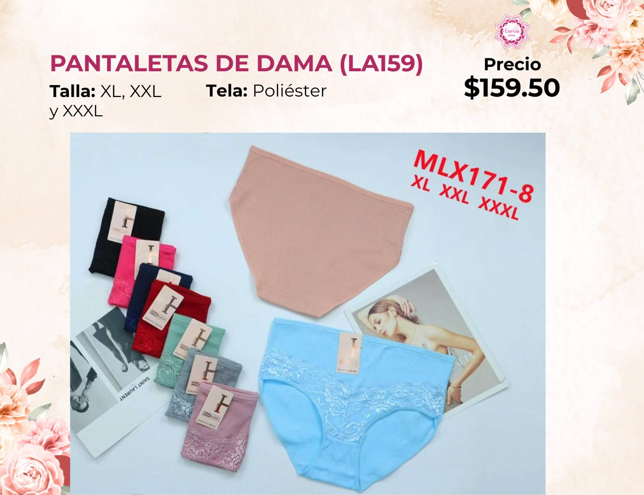 PANTALETAS DE DAMA (LA159)