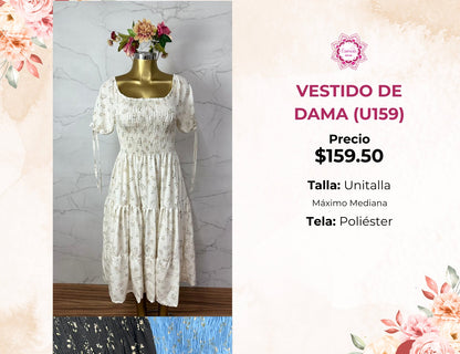 VESTIDO DE DAMA LARGO (U159)