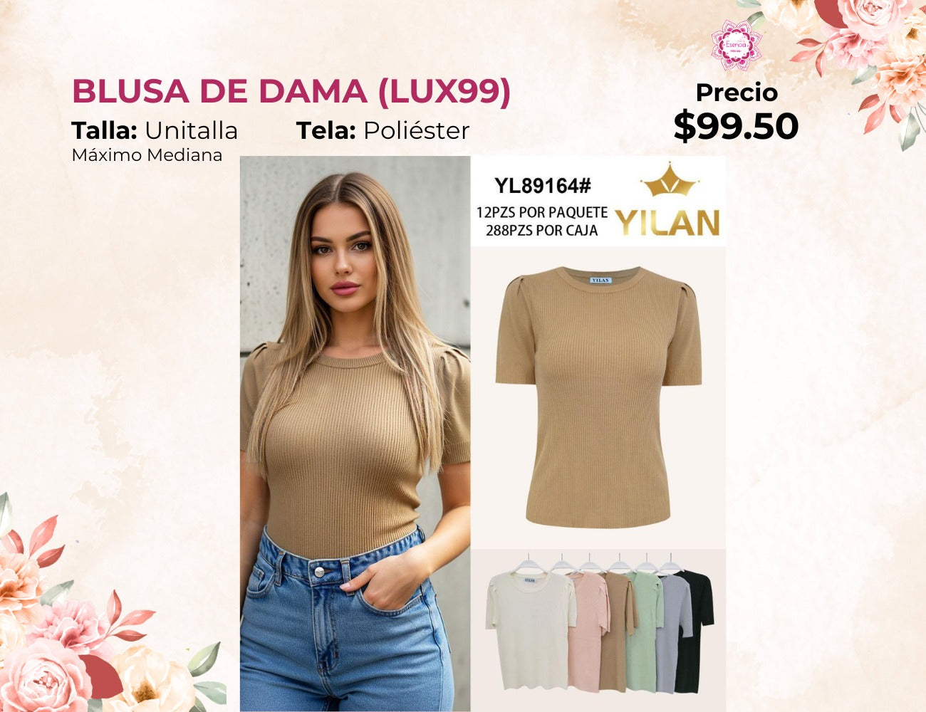 BLUSAS DE DAMA PREMIUM (LUX99)