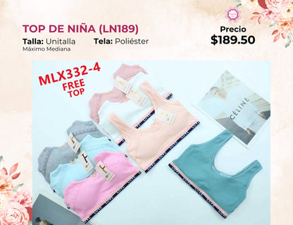 TOPS DE NIÑA (LN189)