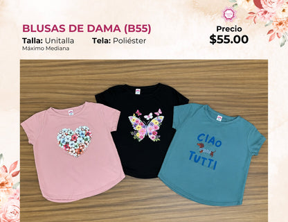 BLUSA MANGA CORTA (B55)