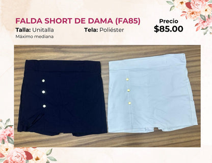 FALDA SHORT DE DAMA (FA85)