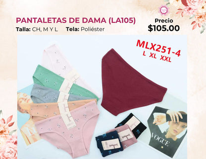 PANTALETAS PARA DAMA (LA105)