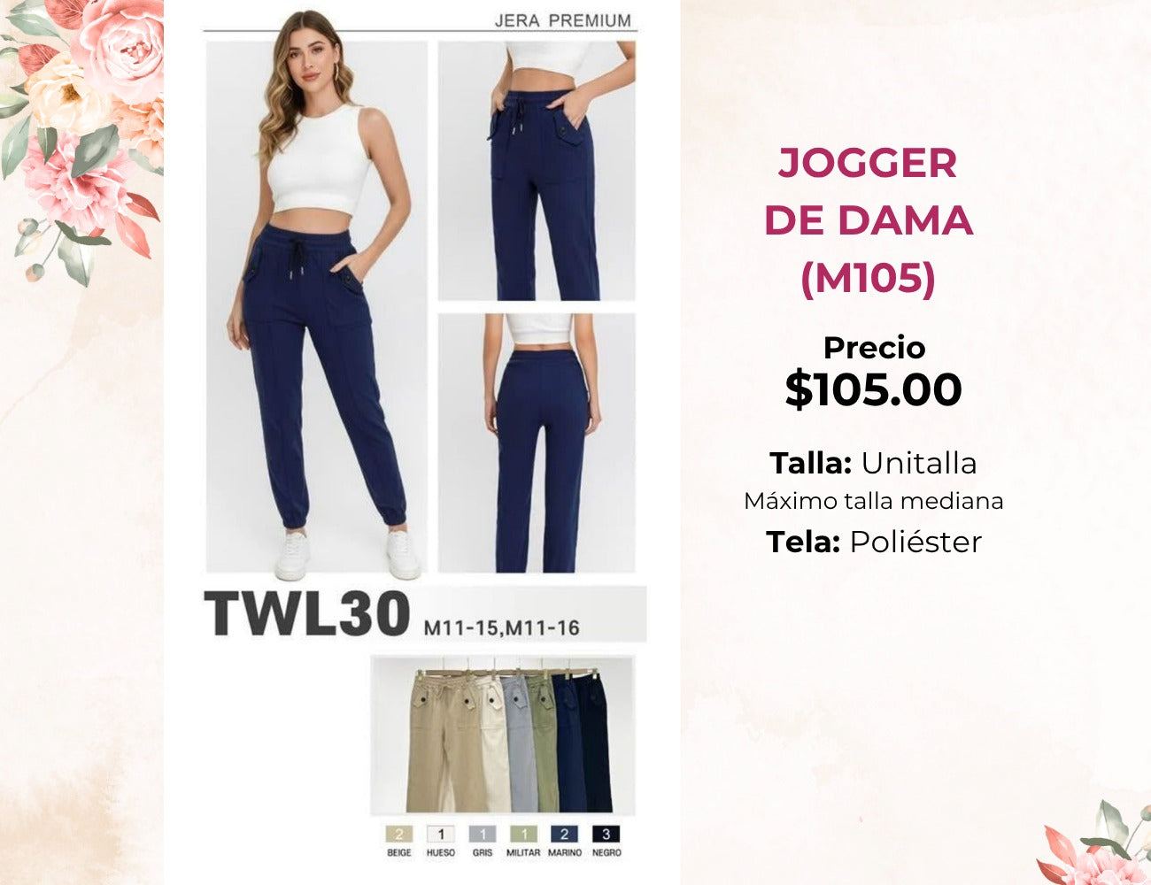 JOGGER DE DAMA (M105)