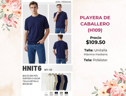 PLAYERAS DE CABALLERO (H109)