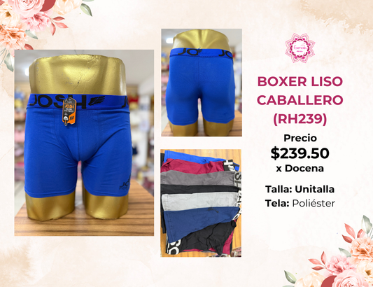BOXER DE CABALLERO LISO (RH239)