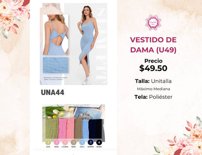 VESTIDOS DE DAMA (U49)