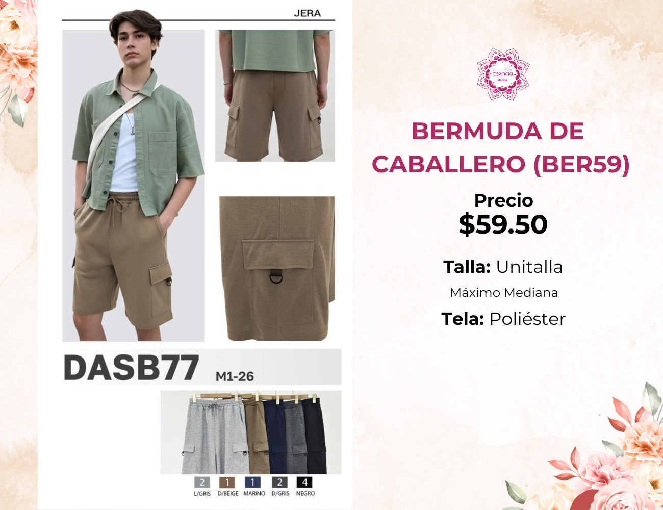 BERMUDAS DE CABALLERO (BER59)