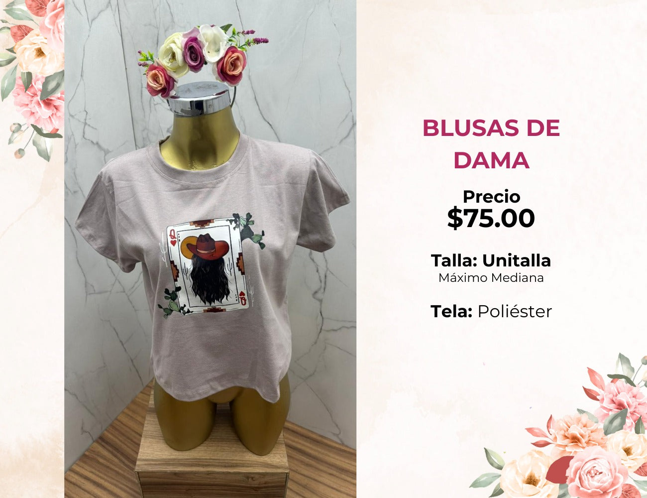 BLUSAS DE DAMA (B75)