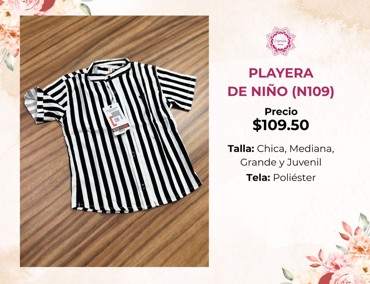 PLAYERAS DE NIÑO (N109)