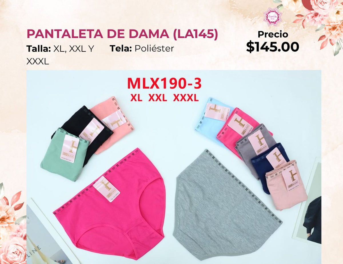 PANTALETA DE DAMA EXTRA (LA145)
