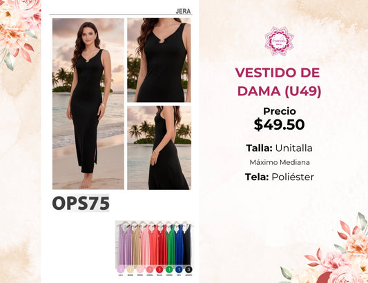 VESTIDOS DE DAMA (U49)