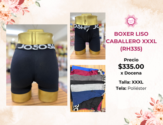 BOXER DE CABALLERO LISO XXXL (RH355)