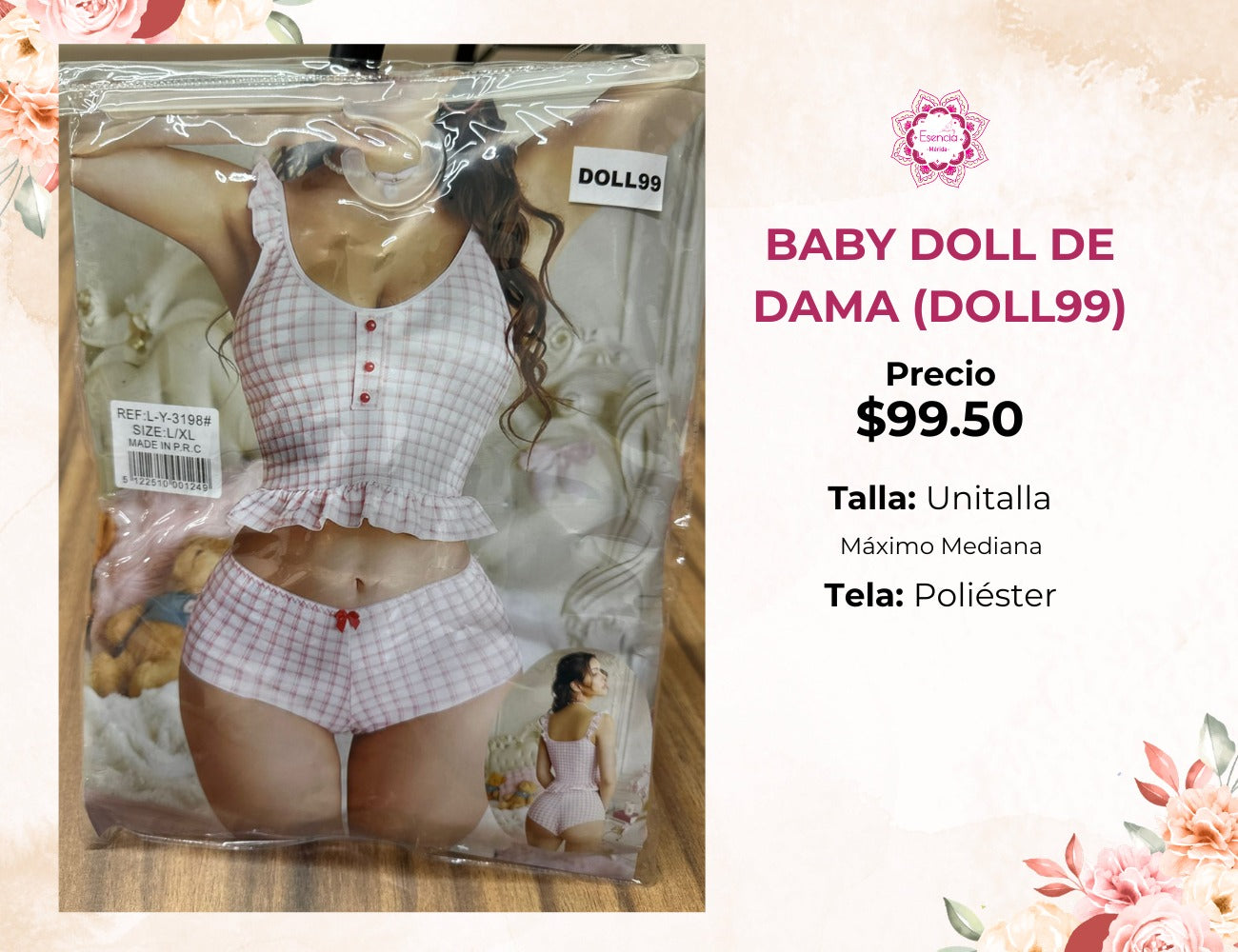 BABY DOLL DE DAMA (DOLL99)