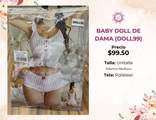 BABY DOLL DE DAMA (DOLL99)