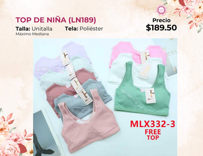 TOPS DE NIÑA (LN189)
