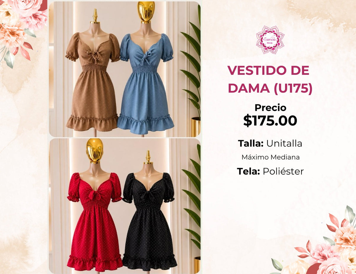 VESTIDO DE DAMA (U175)