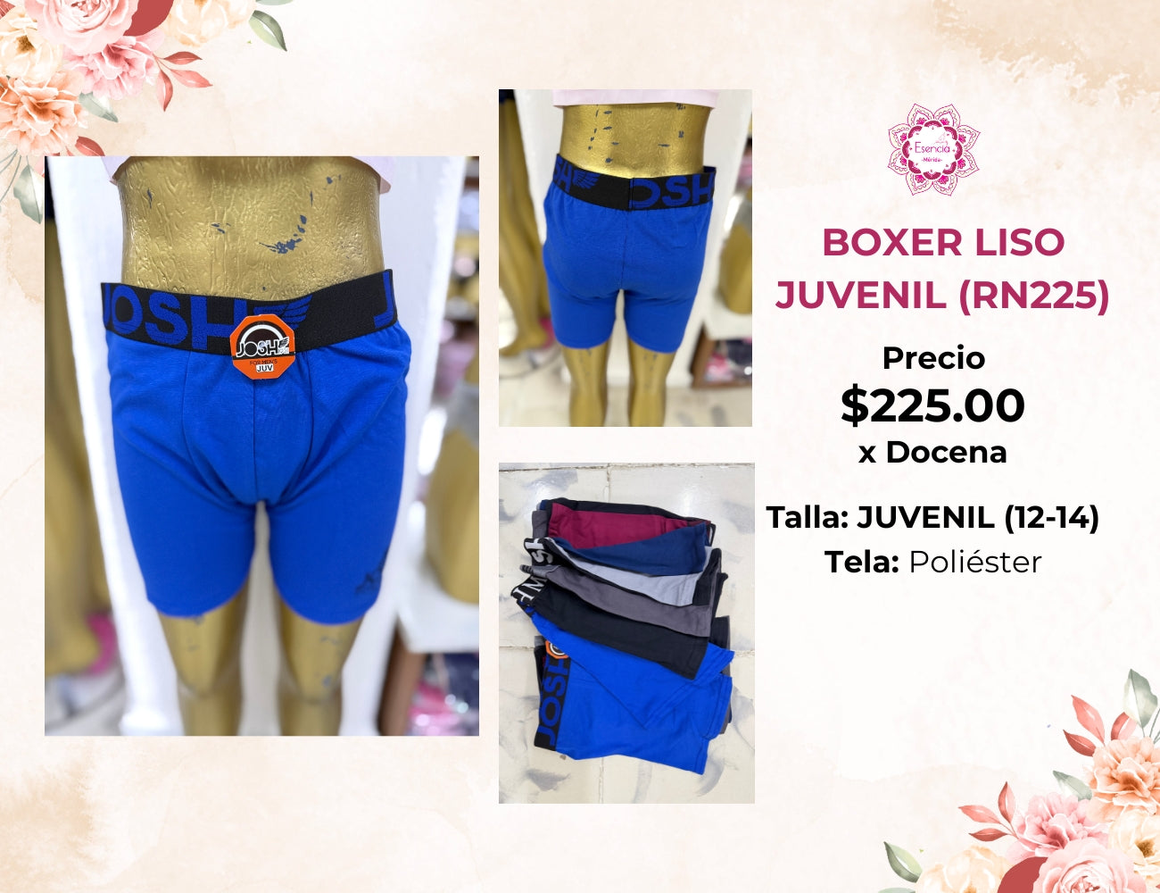 BOXER JUVENIL LISO (RN225)
