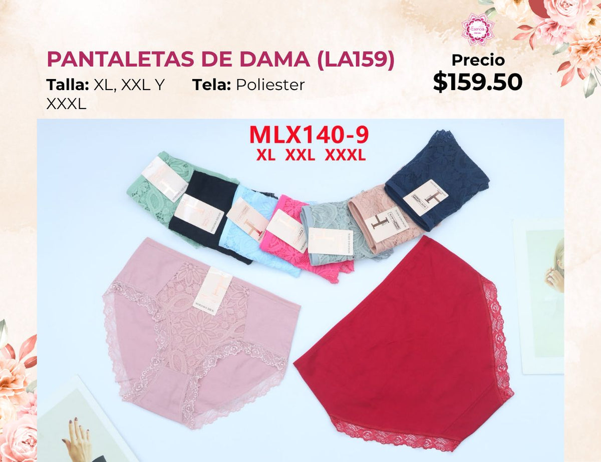 PANTALETAS EXTRA DE DAMA (LA159)
