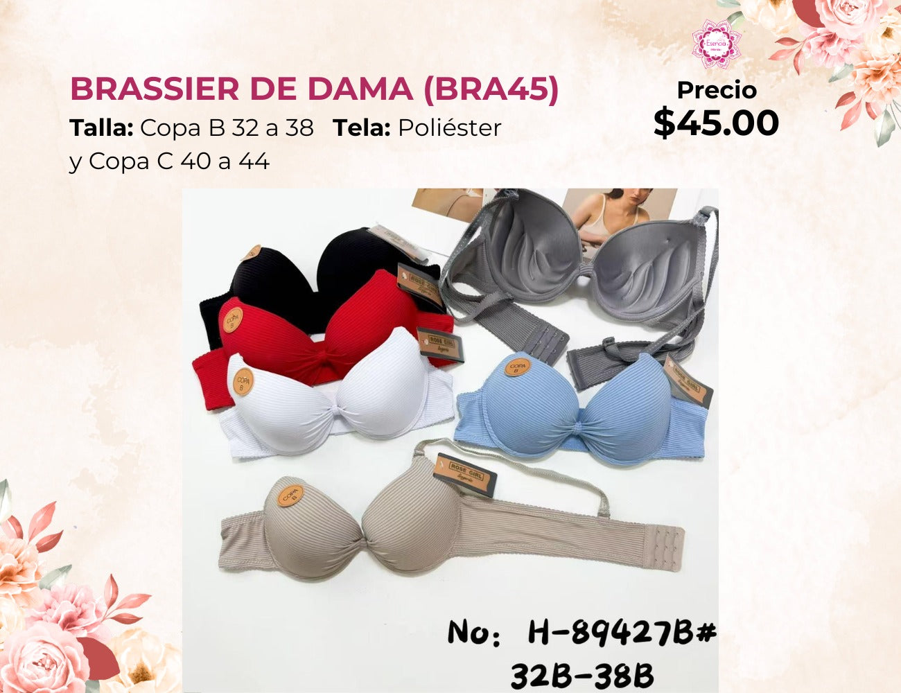 BRASIER DE DAMA (BRA45)
