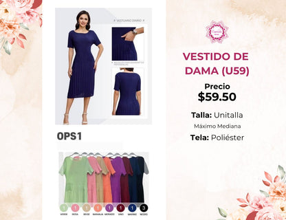 VESTIDO DE DAMA (U59)