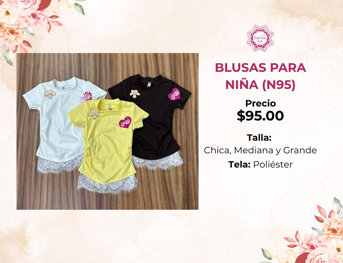 BLUSAS DE NIÑA (N95)
