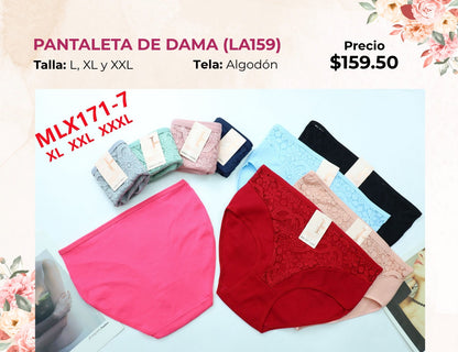 PANTALETAS DE DAMA EXTRA (LA159)