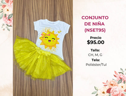 CONJUNTO DE NIÑA CON TUTÚ (NSET95)