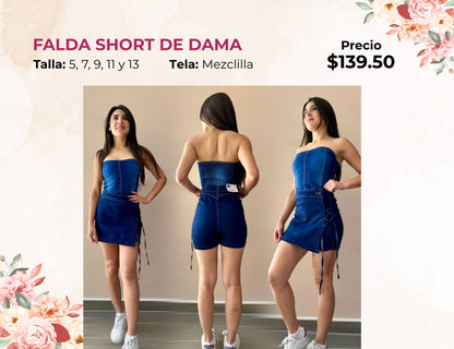 FALDA SHORT DE DAMA (FA139)
