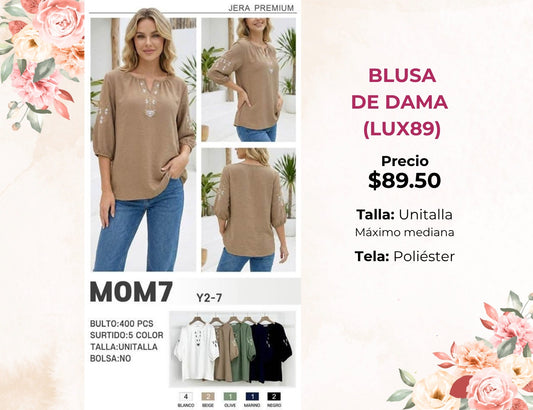 BLUSA DE DAMA PREMIUM (LUX89)
