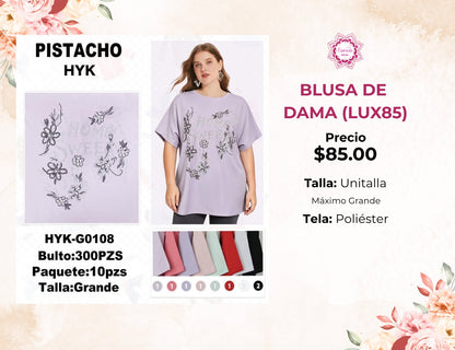BLUSA DE DAMA (LUX85)