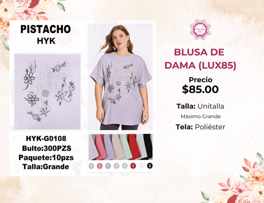 BLUSA DE DAMA (LUX85)