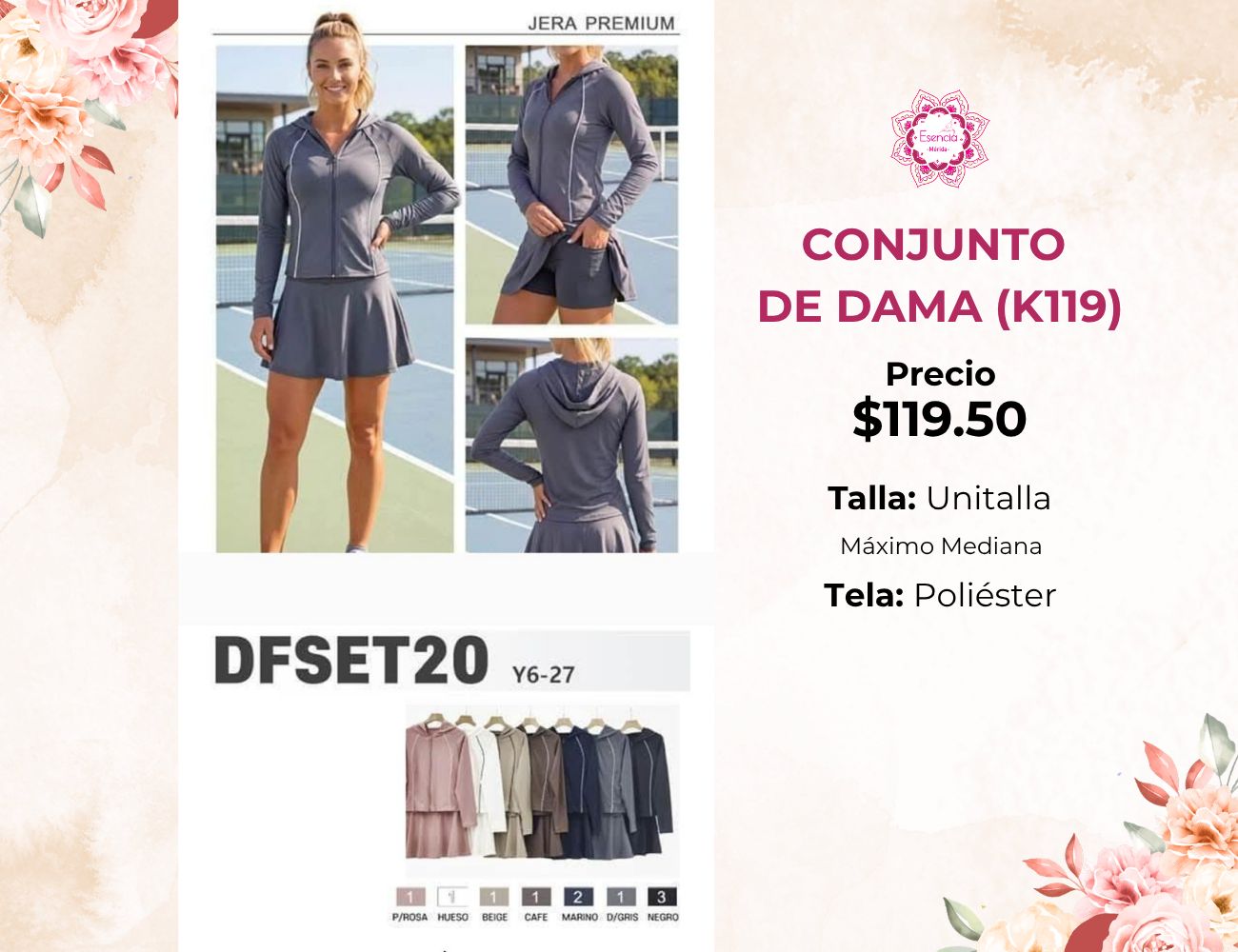 CONJUNTO DEPORTIVO DE DAMA (K119)