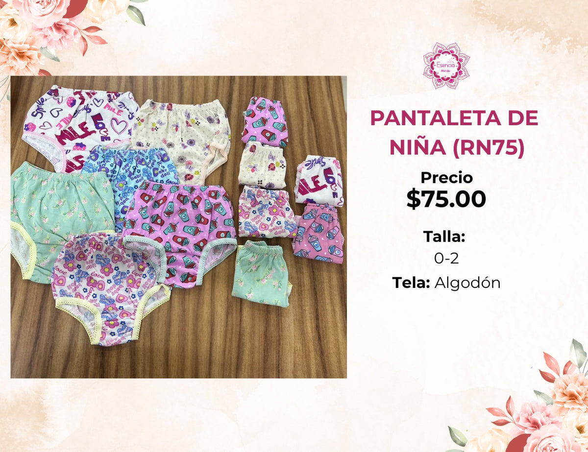PANTALETA DE BEBÉ (RN75)