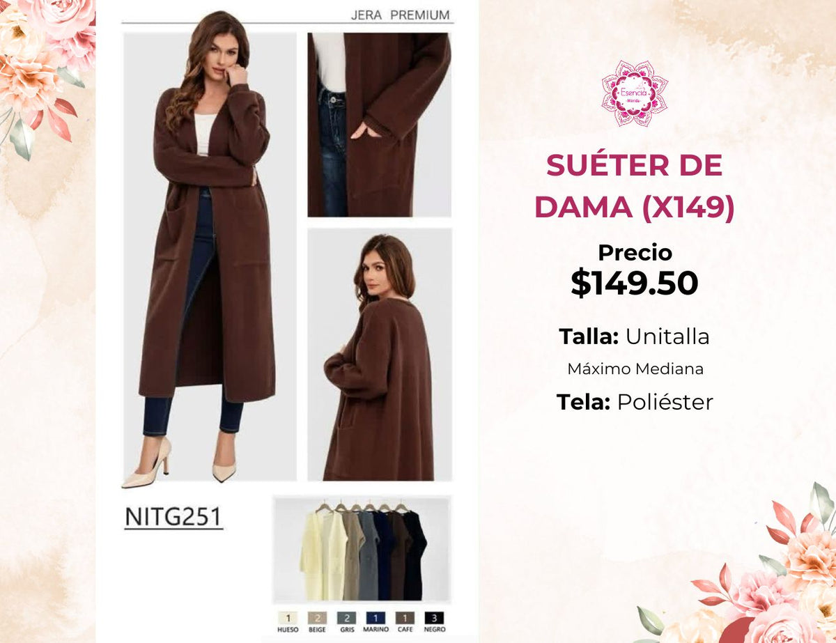SUÉTERES DE DAMA (X149)